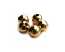 Base Metal Beads - 3mm Round Spacer Gold Plated x144