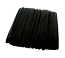 Faux Micro Suede Flat Cord 3mm - Black per metre