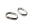 Flat Oval Jump Rings - Bails 5x8mm Silver Plated x144