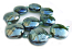 Reflective Greens - Ian Williams Artisan Glass Lampwork Beads