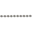 Silver Base Metal 2mm Ball / Bead Chain per ft - 30cm