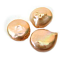 Freshwater Pearl Beads - Coins 10mm Golden Honey
