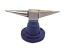 Double Horn Anvil - Cast Steel - with Blue Base - Jewellers Tool