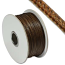 Faux Snake Skin Leather Round Cord 1mm - Brown per metre