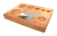 Seven Round Groove Wooden Shaping Block with Steel Insert - Jewellery Tools