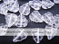 Czech Oak Leaf Beads 10x8mm Crystal Clear x25