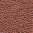 Solid Metal Seed Beads, 8/0, 3mm, Copper Plated, 38 grams