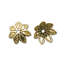 Base Metal Bead Caps - Flower Petal 9mm Gold Plated x144