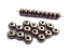 Base Metal Beads - 4.5x2.5mm Donut Spacer Gunmetal Black Plated x144 approx