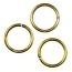 Trinity Brass Antique Gold Jump Ring 11.5mm x1