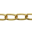 Trinity Brass Antique Gold 6x3mm Medium Elongated Curb Chain (open link) per x1ft - 30cm