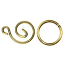 Trinity Brass Antique Gold Swirl Clasp Set x1