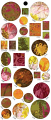 Vintaj Collage Sheet - for Bezels - Autumn Crush