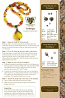 Vintaj Natural Brass - Lentil Pendant and Creative Toggle Tech Sheet