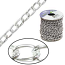 Aluminium Bright Silver Chain Link 9.3x5.3mm x1ft - 30cm