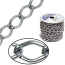 Aluminium Hematite Chain Link 14.4x9mm x1ft - 30cm
