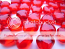 Czech Glass Puffy Heart Beads 6mm Siam Ruby per Strand of x50 approx