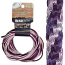 Beadsmith Kumihimo Braid Cord Satin Rattail 2mm Lilac Tones (4 Colours 3 yards each) 12 YD Card