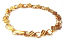 Gold Plated Bracelet with 6mm Pad Settings for Cabochons x1