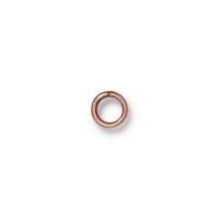 TierraCast Findings - Jumpring Round 4mm id (5.5mm od) 20ga Copper Plated x10