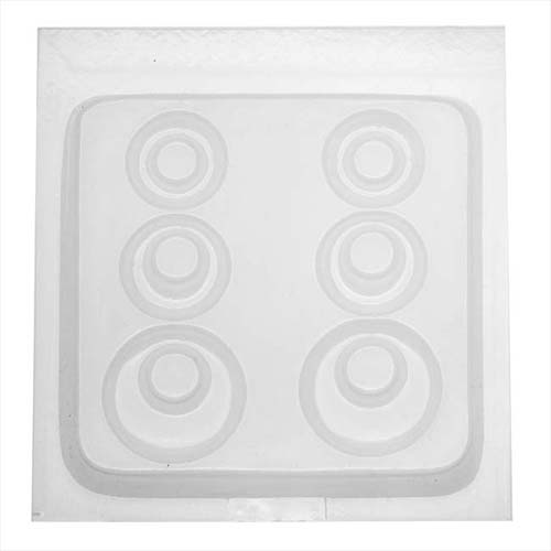 Resin Mould - Round Donut Earrings (3-pairs-on-1) 33mm,36mm & 47mm