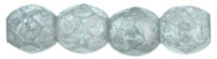 Czech Glass Fire Polished beads - 3mm Lustre Stone Gray x50