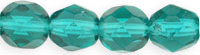 Czech Glass Fire Polished beads 6mm - x25 Emerald