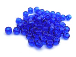Matsuno - Japanese Glass Seed Beads - 11/0 - 10g Transparent Cobalt