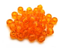 Matsuno - Japanese Glass Seed Beads - 11/0 - 10g Transparent Orange