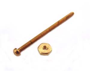 Brass Long Nuts & Screws 26mm