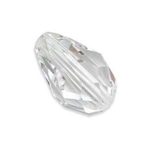 Swarovski Crystal Beads 9x6mm Drop - Crystal x1
