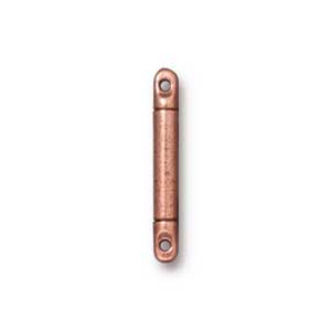TierraCast Pewter Antique Copper Plated 3/4" - 19mm Bar Link x1