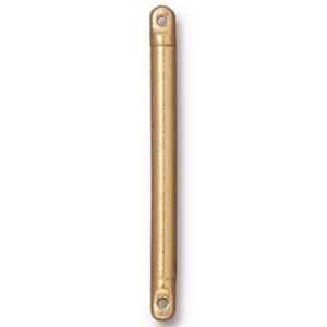 TierraCast Pewter Bright Gold Plated 1 1/4" - 31mm Bar Link x1
