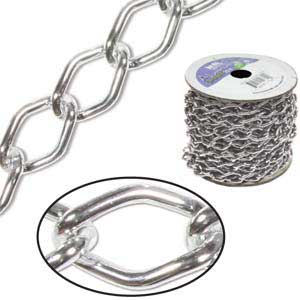 Aluminium Bright Silver Chain Link 14.4x9mm x1ft - 30cm