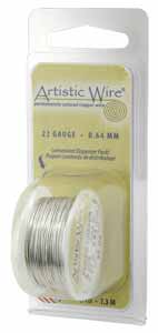 Artistic Wire 24ga Tinned Copper per 10 yd (9.1m) Dispenser Roll