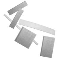 Aluminium Metal Stamping Blanks, Rectangle & Square ASSORTED SIZES Practice Stamping Blanks x6pc
