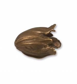 Vintaj Natural Brass 22mm Flourish Petal Bead Cap x1