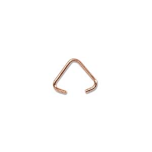 Triangle Bails - Jump Rings 6x7.5mm Copper Plated x144