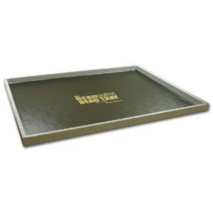 The Beadsmith Bead Mat Tray Flocked with Clear Cover 12.5x9.25