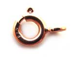 BALI Rose Gold Vermeil Clasps - 9mm Spring Ring Clasp x1