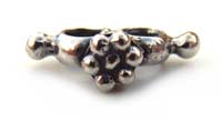 BALI Sterling Silver 2 Strand Ornate Daisy Spacer Bead