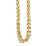 ImpressArt Brass 2mm Ball Bead Chain Necklace 24 inch 2-pack
