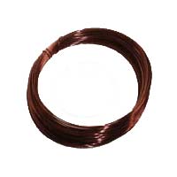 Cocoa Brown Coloured Copper Craft Wire 24g 0.50mm - 15 metres
