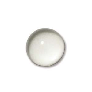 Cabochon - Preciosa Transparent Glass 11mm Round x1