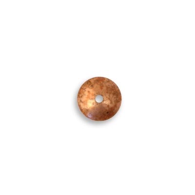 Vintaj Artisan Copper 3.5x8mm Smooth Saucer Bead x1 