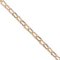 Vintaj Vogue Solid Brass Fine Ornate Chain 2.2x3.8mm (soldered link) per half foot (patinaed)