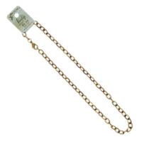 Vintaj Vogue Solid Brass Etched Cable Chain 6.5 x 9.5mm (open link) 18 inch Necklace