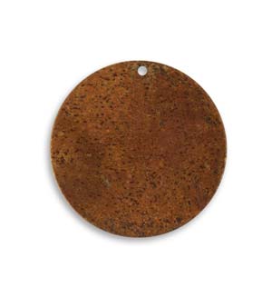 Vintaj Aristan Copper 25.5mm Metal Blank Circle x1