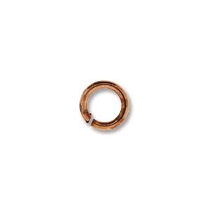 Pure 100% Copper Jumprings - 6mm 18g Open Jump Ring 4mm i.d, x24pc