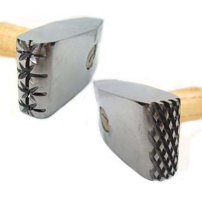 Eurotool Texture Hammer Crosshatch - Stars - Jewellers Tool x1